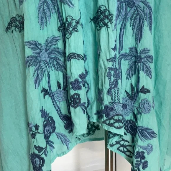 Johnny Was Gish Asymmetrical Sleeveless Dress L NWT